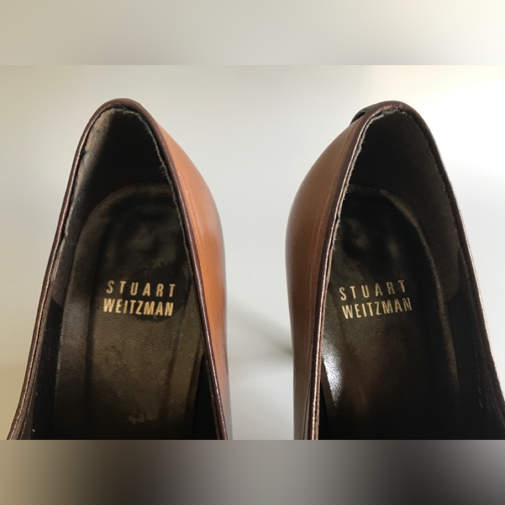 Stuart Weitzman Colorblock Laceup Pump Thailand Style: Dry Kid Size: 7 M - Picture 10 of 13